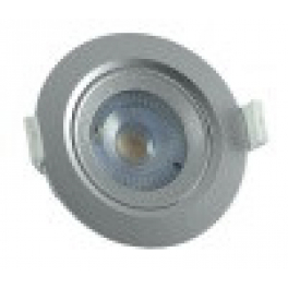 TR 411 7W 630lm 4200K ezüst kerek spot lámpa 90x45mm